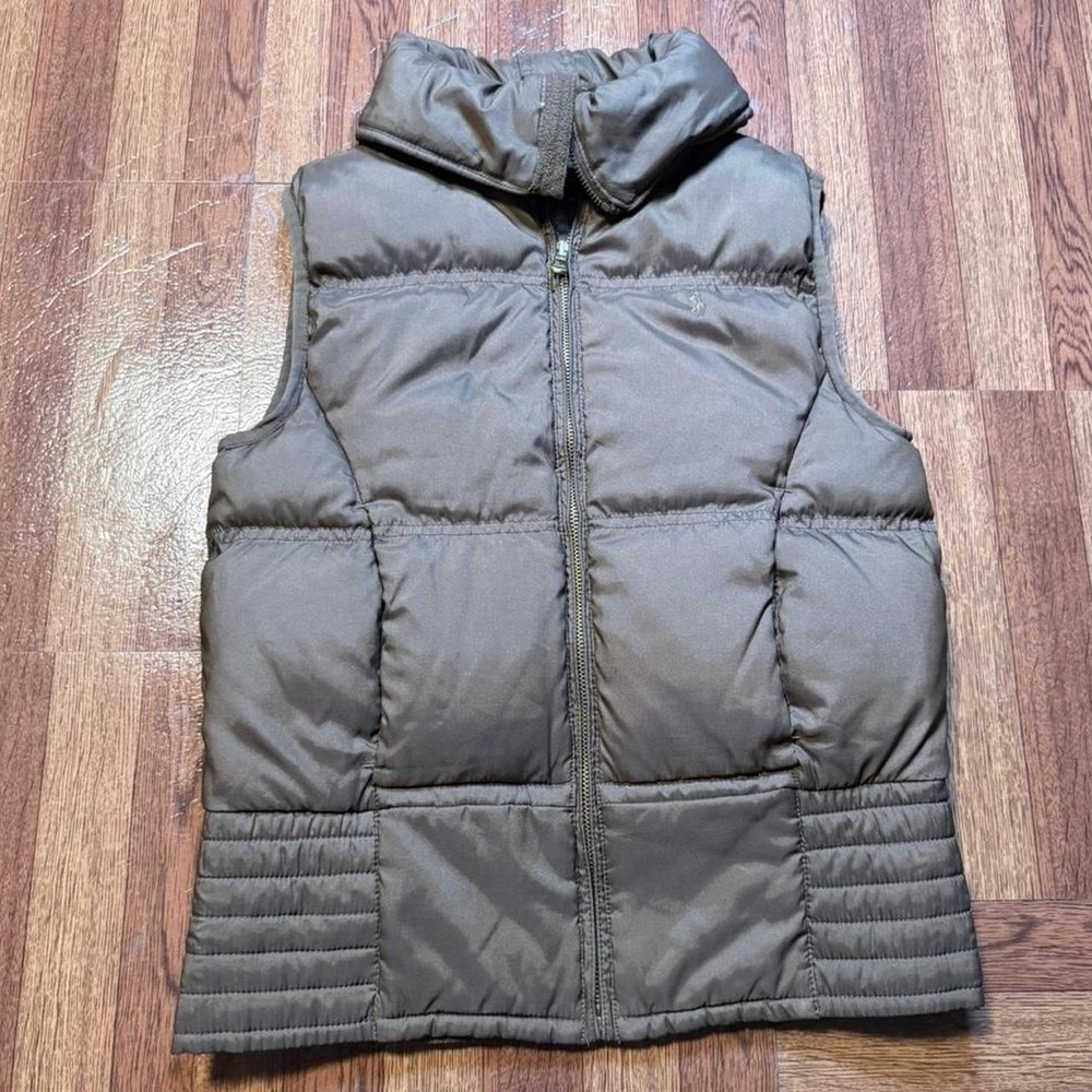 Polo Ralph Lauren Brown Quilted Down‎ Vest Youth XL (Women's XS)